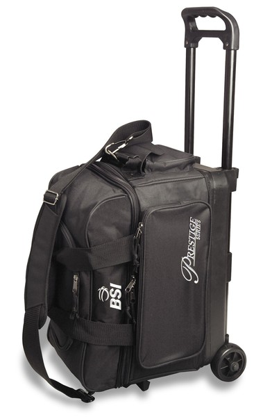 Vespr Rogue Double Roller 2 Ball Bowling Bag with Included Ball Polisher, Large Separate Shoe Compartment (Up to US Mens Size 15) and Oversized